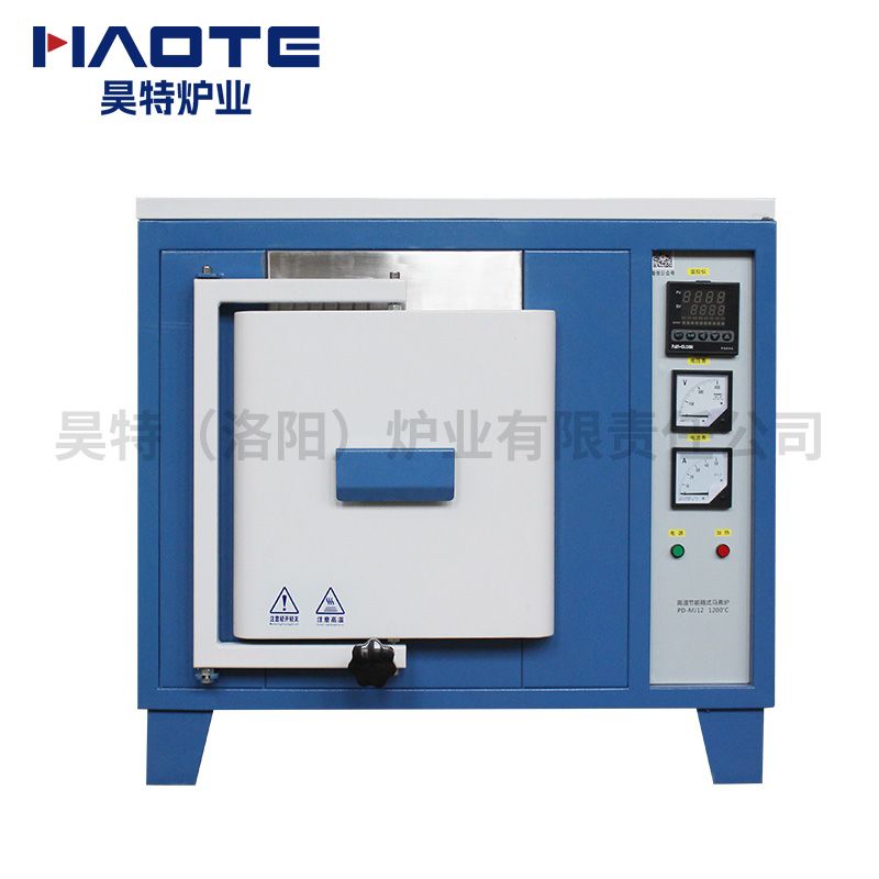1200度300x200x200馬弗爐藍（lán）白電阻絲（sī）加熱+